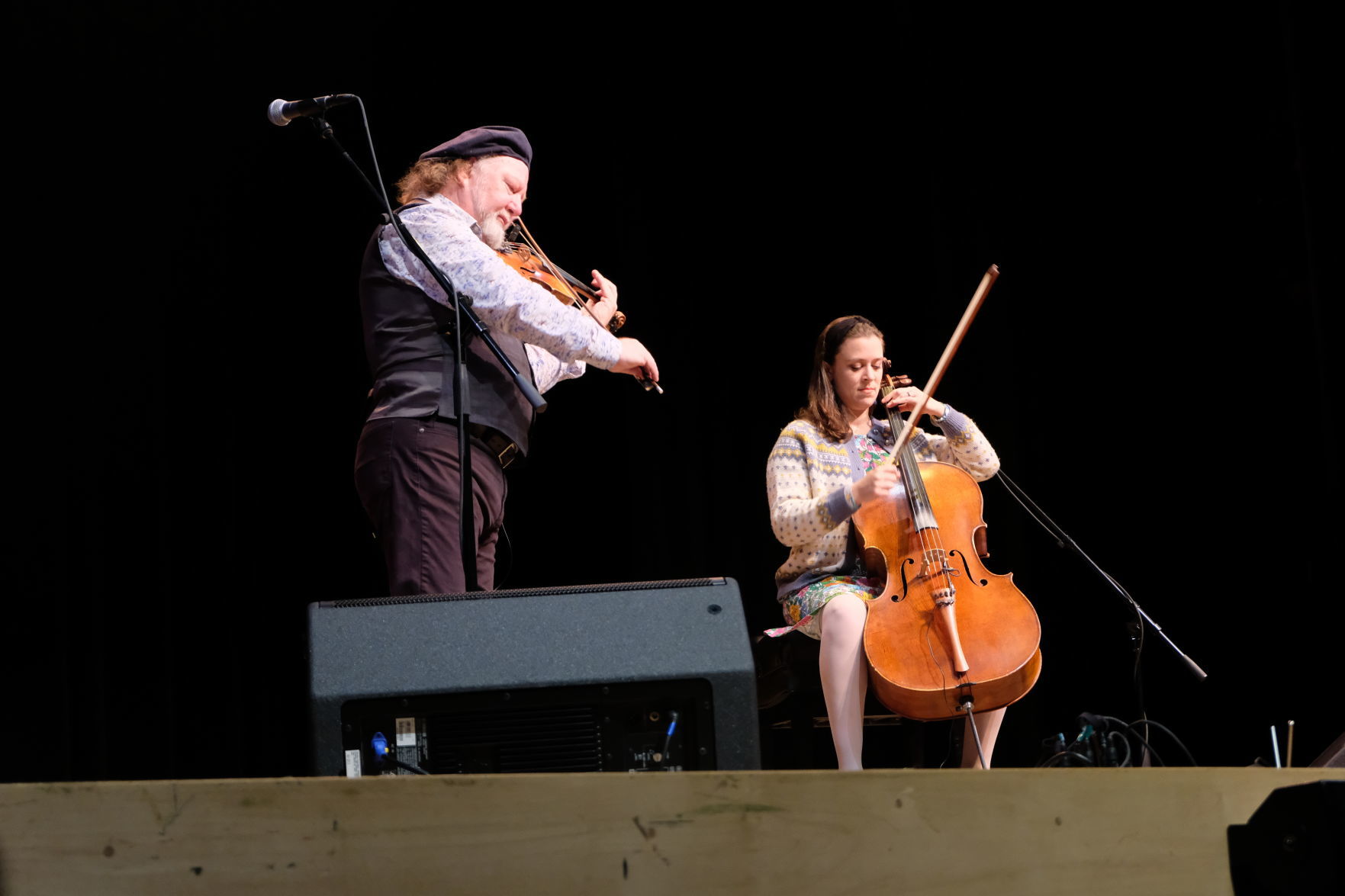 Fraser and Haas perform at the Ashe Civic Center
